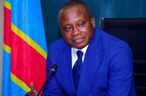 <p>Chérubin Okende, ministre congolais de transport et voies de communication. </p>
