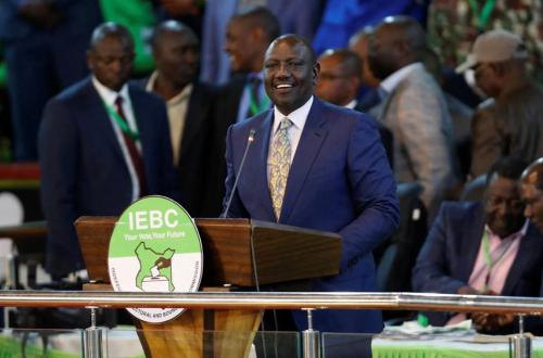 <p>Williams Ruto « le débrouillard » gagne contre le candidat du pouvoir</p>
