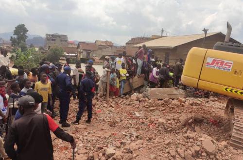 <p>Effondrement d’un chantier à Butembo : Le maire intérimaire demande que la justice soit faite</p>
