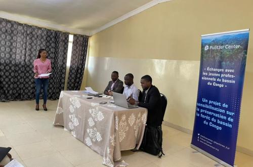 <p>Habari RDC et Pulitzer Center sensibilisent les jeunes sur les opportunités offertes par la forêt du Bassin du Congo</p>
