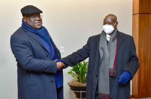Kaguta Museveni félicite Félix Tshisekedi pour sa réélection à la tête de la RDC
