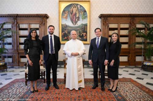 Le Sénateur Marco Rubio et le Vice-Président JD Vance reçus par le Pape Léon XIV