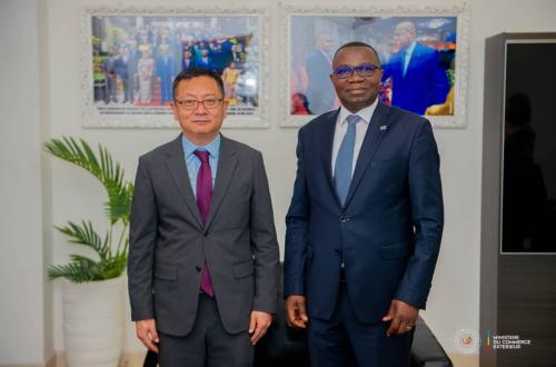 La RDC et la Chine projettent des négociations de l’Accord sur l’exportation des produits Congolais sans frais de douane