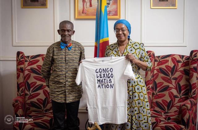 L'énigmatique « Congolexicomatisation » : Eddy Malou présente son ouvrage à la Ministre de la Culture