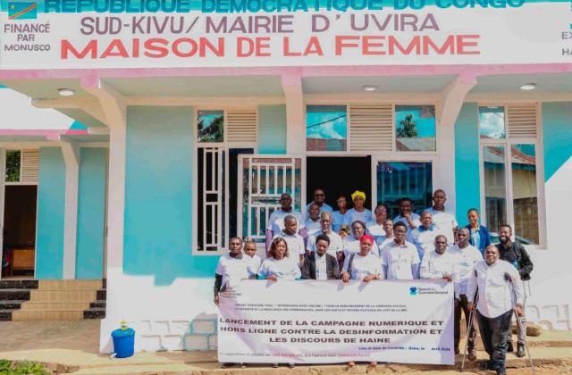 Sud-Kivu : lancement d’une campagne contre la désinformation et les discours de haine à Uvira