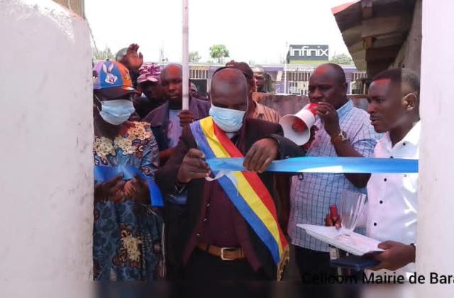 Lutte contre le choléra à Baraka : le Maire inaugure sept blocs de latrines publiques construits par MSF