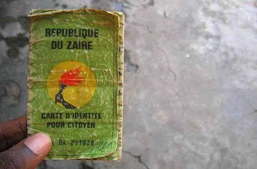 <p>Image d’illustration. Carte d’identité Zaïroise. © Droits tiers.</p>
