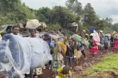 <p>Guerre du M23 : Les voyageurs avec des marchandises périssables se plaignent de la fermeture de la route Goma-Butembo</p>
