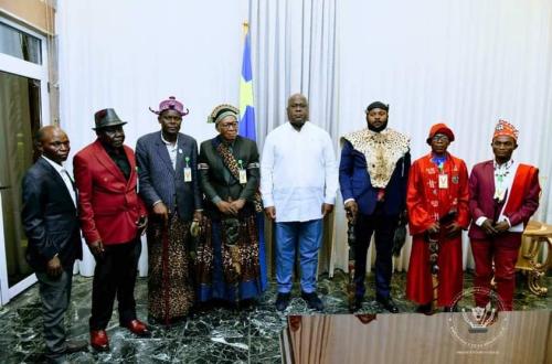 <p>En conflit de terres, les chefs traditionnels Teke et Yaka ont été reçus par Félix Antoine Tshisekedi</p>
