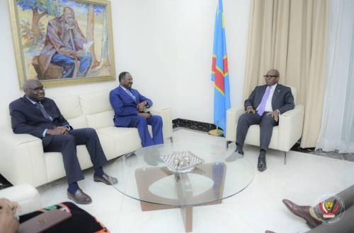 <p>Les questions sécuritaires au cœur des échanges entre Sama Lukonde et le nouveau représentant spécial du Secrétaire général de l’ONU pour l’Afrique centrale</p>

