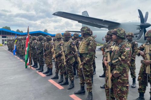 <p>L’unité spéciale de l’armée kenyane débarque à Goma pour combattre le M23 aux côtés des FARDC</p>
