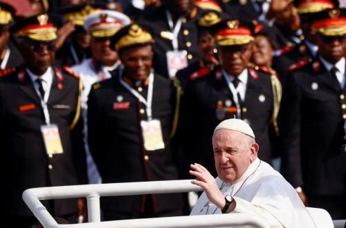 Le pape demande à tous ceux qui tirent les ficelles de la guerre en RDC de cesser de s'enrichir au prix du sang