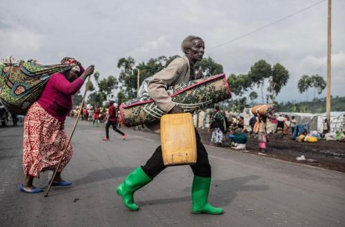 Affrontements FARDC-M23 près de Sake : Une marée humaine se déplace vers Goma