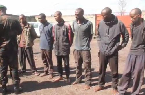 Guerre du M23 : l’armée Congolaise présente une dizaine de capturés M23
