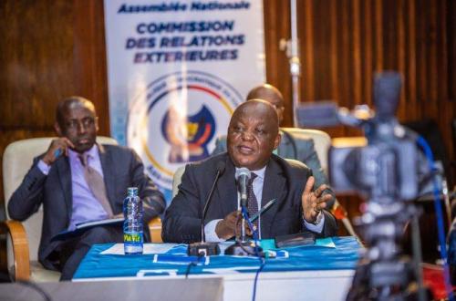 Mbusa Nyamwisi : “ La position géographique de la RDC contraint le pays à avoir une armée aguerrie”