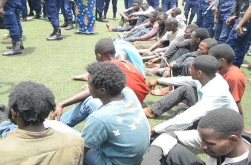 Goma : Des criminels spécialisés dans la location d'armes pour 40 000 FC par nuit arrêtés par la police