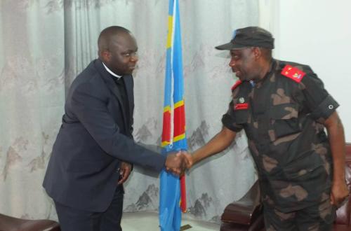 Nord-Kivu : Le Président et Représentant légal de la CBCA rassure au Gouverneur Militaire a.i l'accompagnement de toute initiative visant la restauration de la paix 