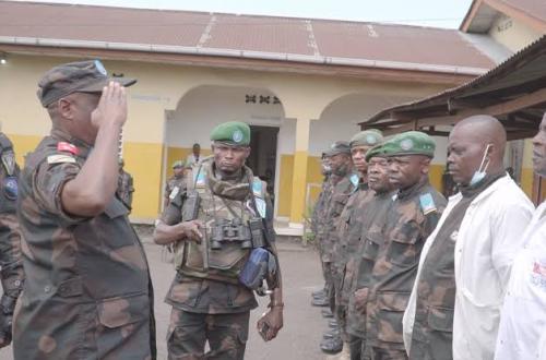 Goma : Le général Peter Cirimwami réconforte les militaires FARDC internés à l'hôpital de Katindo