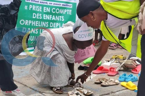 Le Club Change la Vie (CCV) distribue des dons aux orphelins victimes de la guerre du M23