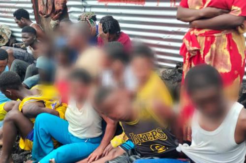 Plusieurs bandits arrêtés par les services de sécurité à mugunga