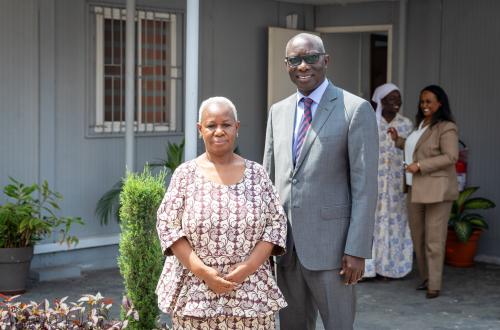 Adama Dieng, envoyé spécial de l'Union Africaine, exprime son soutien au processus de Luanda