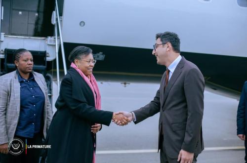 Judith Suminwa est arrivée à Baku