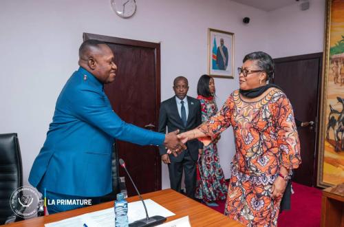 Judith Suminwa veut collaborer avec l'IGF pour mieux exécuter budget