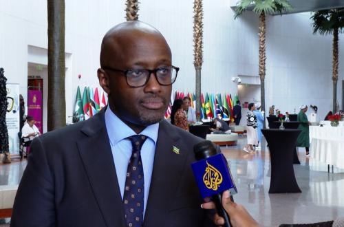 Le ministre des Affaires étrangères rwandais Olivier Nduhungirehe