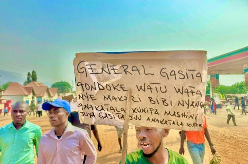 Uvira : manifestations contre le Général Gasita, un bilan controversé fait débat