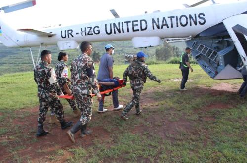 Ituri : la MONUSCO évacue d’urgence deux soldats FARDC blessés à Fataki