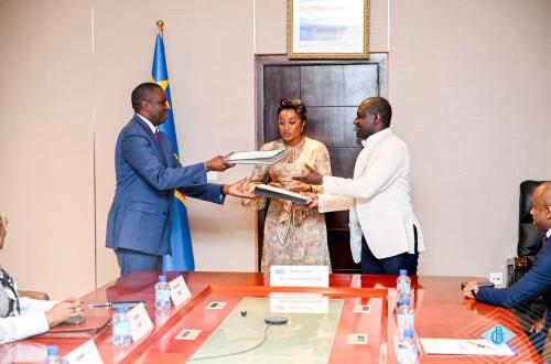 Kinshasa : signature d'un contrat stratégique entre la Banque Centrale du Congo et « DRC Gold Trading SA »