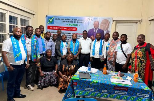 Ituri : à Bunia, le député national Éric Bwanapuwa appelle les militants du parti BUREC à rester résilients