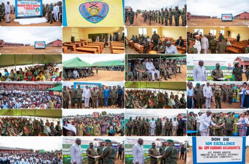 Kongo-Central : une école moderne « Maman Denise Nyakeru Tshisekedi » inaugurée à la base militaire de Kitona