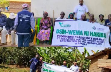 Bukavu : des personnes de 3ème âge sensibilisées sur la prévention contre l'épidémie d'Ebola et assistées en vivres