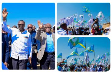 Julien Paluku et Justin Kalumba à Lubumbashi pour une mission commerciale et industrielle pour la protection de l’industrie locale
