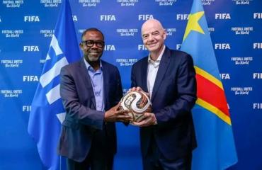 FECOFA : Veron Mosengo-Omba reçu par Gianni Infantino à Zurich