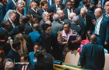 USA : Judith Suminwa séjourne à New-York pour participer à la 81ᵉ session de l’Assemblée générale des Nations-Unies