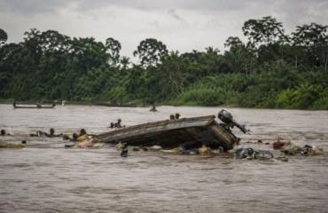 Kinshasa : une barge du bateau « Global Express » fait naufrage, plusieurs passagers portés disparus