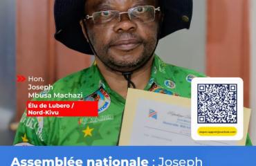 RDC  : le député Joseph Mbusa Machozi alerte sur l’insécurité, les déplacements de populations et Ebola à Lubero