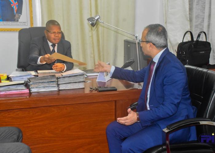 Kinshasa : Le business forum égyptien au menu d'une rencontre entre le DG du FPI Bertin Mudimu et l'ambassadeur Hesham Abdel Salam Elmekwad