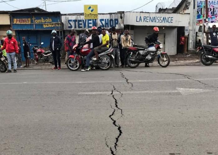 Nord-Kivu : L'OVG confirme un tremblement de terre de magnitude 4.9 sur l'échelle de Richter ressenti lundi dernier