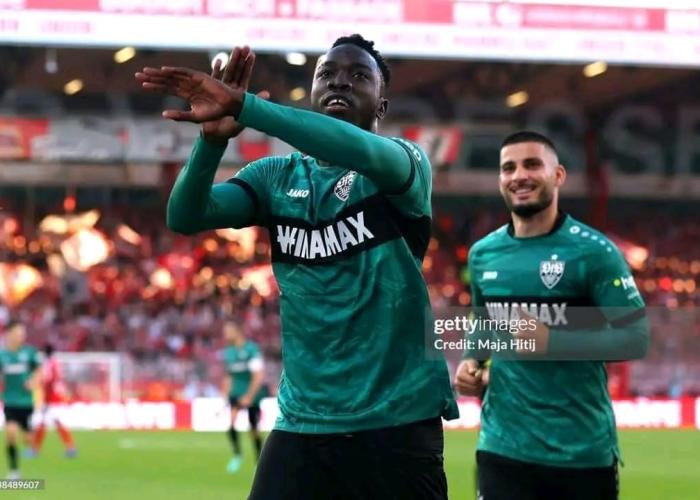 RDC-Léopards : Silas Katompa participe au succès de Stuttgart