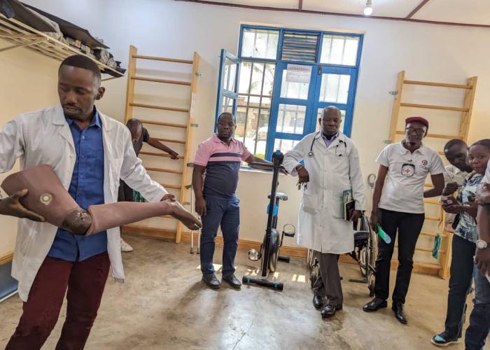 Bunia : grâce au CICR, près de 200 vulnérables victimes de guerre prise en charge au centre de réadaptation physique de Rwankole