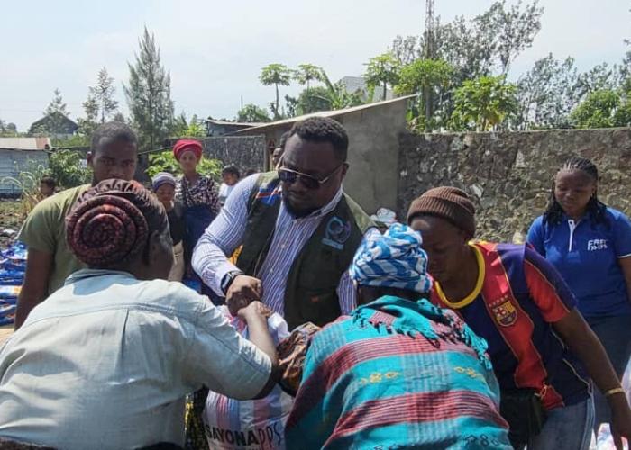 Guerre du M23 : La société PREMIDIS Sarl de Shiva Prasad apporte une aide aux déplacés