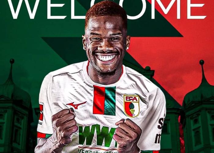 Transfert : l'attaquant Congolais Samuel Essende quitte Vizela pour Augsbourg