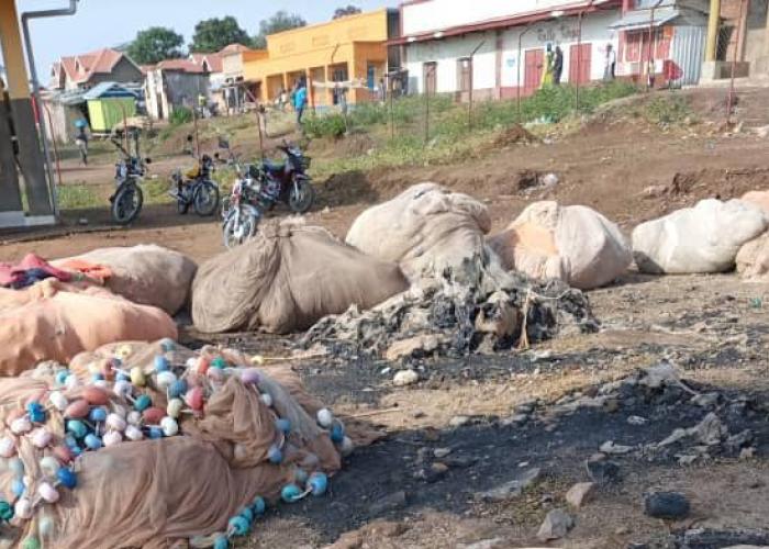 Des matériels de pêche incinérés près de Kasenyi