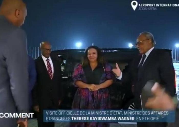 Thérèse Kayikwamba Wagner en visite officielle à Addis-Abeba pour renforcer les liens RDC-Éthiopie