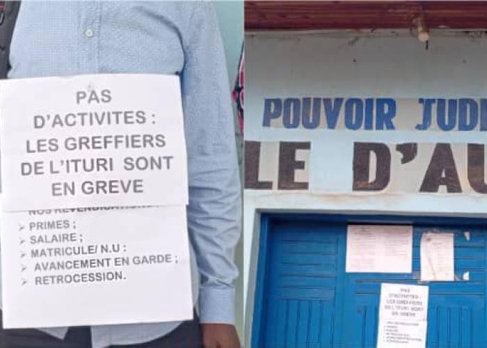 Des greffiers entrent en grève sèche illimitée dès ce lundi pour non respect de leurs droits de travail