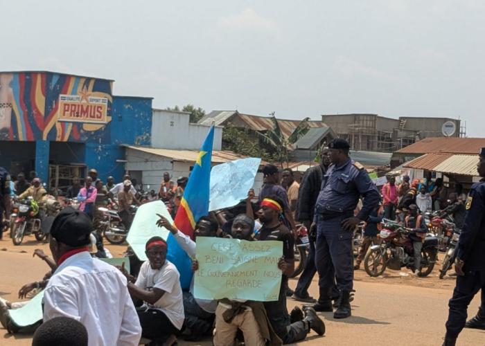 Beni : une manifestation pacifique de la LUCHA réprimée par la police