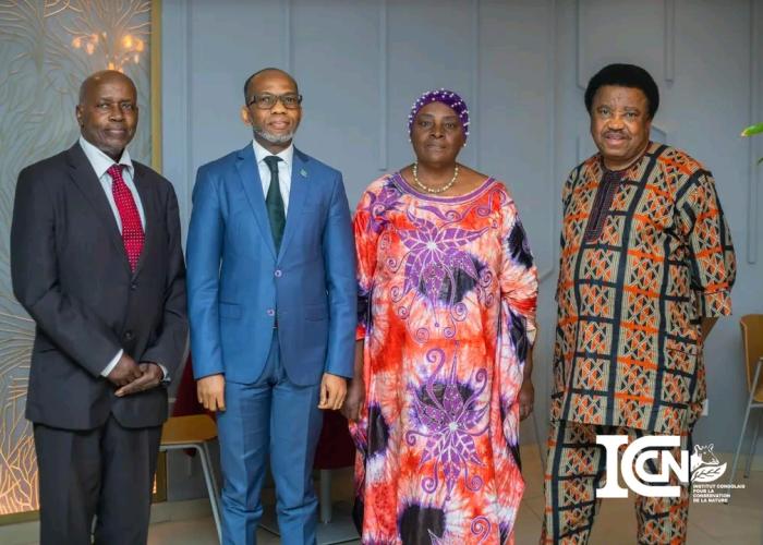RDC : Milan Ngangay échange avec les anciens directeurs généraux de l'ICCN